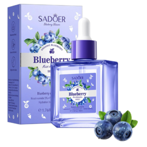 Hyaluronic Acid Face Serum, Blueberry Moisturizing Facial Serum, Anti-Aging & Hydrating Serum for Face with Vitamin E, Antiaging Hydrating Serum,...