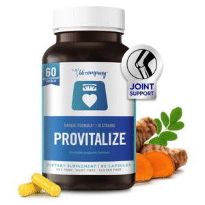 BB Company Original Provitalize Probiotic Formula Optimized For Weight Management & Over-All Gut Health Natural Menopause for Hot Flashes Night Sweats Low Energy Mood Swings, 60 Capsules