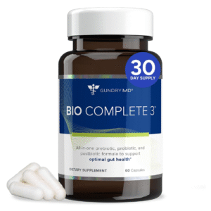 Gundry MD® Bio Complete 3 - Prebiotic, Probiotic, Postbiotic to Support Optimal Gut Health, 30 Day Supply (New Formula)