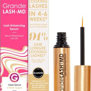 Grande Cosmetics GrandeLASH-MD Lash Enhancing Serum, 1 ml - 6-week starter supply