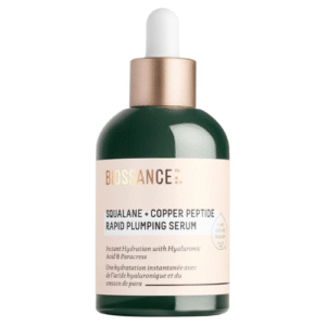 Biossance Squalane + Copper Peptide Rapid Plumping Serum. Powerfully Hydrating Face Serum that Instantly Plumps and Firms with Collagen Boosting Copper Peptides, 1.69 fl oz