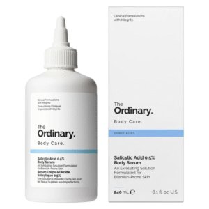 The Ordinary Salicylic Acid 0.5% Body Serum (240ml) – Exfoliating Treatment for Softening Rough, Bumpy Skin and Refining Texture from Neck to Toe