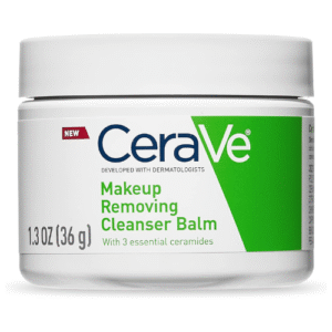 CeraVe Cleansing Balm Hydrating Makeup Remover with Ceramides and Plant based Jojoba Oil for Face Makeup Non Greasy Makeup Remover Balm for Sensitive Skin1.3 Ounces, 1.3 Ounce (Pack of 1)