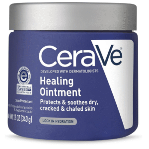 CeraVe Healing Ointment | Moisturizing Petrolatum Skin Protectant for Dry Skin with Hyaluronic Acid and Ceramides | Lanolin Free & Fragrance Free | 12 Ounce