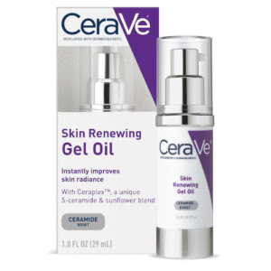 CeraVe Anti Aging Gel Serum for Face to Boost Hydration | With Ceramide Complex, Sunflower Oil, and Hyaluronic Acid | 1 Ounce