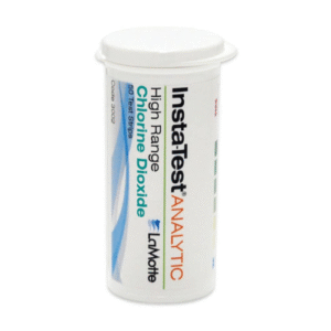 LaMotte Insta-Test 3002 Chlorine Dioxide Single Factor Test Strip, 0-500ppm Range (Vial of 50 Strips)