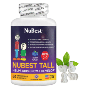 NuBest Tall for Children Age 2-9 - Advance Bone Strength & Develop (Pack 1-60 Count - Type: 60 Count/Bottle)