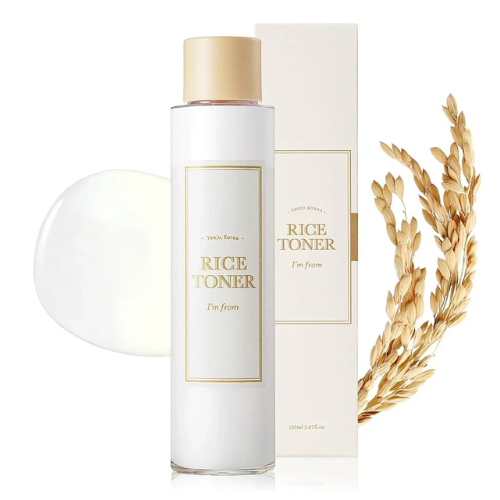 I'm From Rice Toner 150ml (5.07 fl oz) – Korean Hydrating & Brightening Rice Toner with 77.78% Rice Extract – Moisturizing Milky Face Toner for Dry, Sensitive & Dull Skin – Glass Skin Korean Skincare
