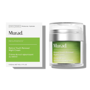 Murad Retinol Youth Renewal Night Cream 50ml | Anti-Aging Firming Night Face Cream with Retinol Tri-Active Technology, Niacinamide & Hyaluronic Acid | Reduces Wrinkles & Fine Lines
