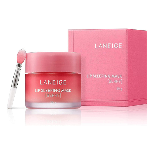 LANEIGE Lip Sleeping Mask Berry 20g | Overnight Lip Treatment for Dry & Chapped Lips | Deep Hydration with Hyaluronic Acid & Moisture Wrap Technology