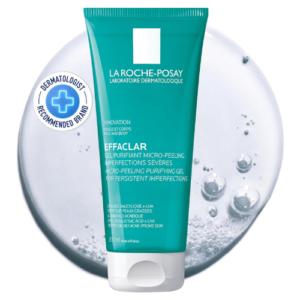 La Roche-Posay Effaclar Micro-Peeling Cleansing Gel 200ml – Salicylic Acid Face Wash for Oily, Acne-Prone Skin, Deep Pore Cleanser & Oil Control