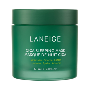 LANEIGE Cica Sleeping Mask 60ml | Overnight Face Mask with Cica & Forest Yeast | Deep Hydration & Skin Barrier Repair | Soothing Night Moisturizer for Dry & Sensitive Skin