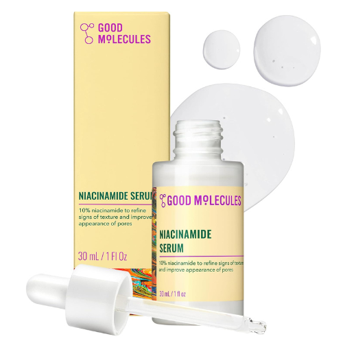 Good Molecules Niacinamide Serum 10% 30ml – Pore Minimizing, Brightening & Hydrating Face Serum for Uneven Skin Tone