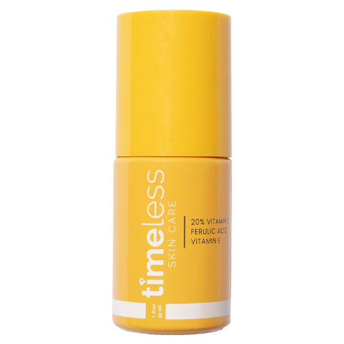 Timeless Skin Care Vitamin C Serum 20% with Vitamin E & Ferulic Acid 30ml | Brightening Anti-Aging Face Serum for All Skin Types
