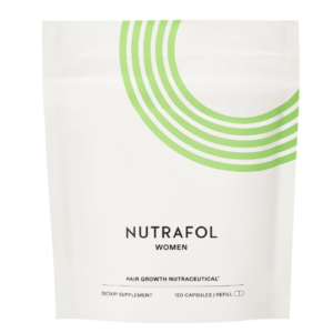 Nutrafol Women Hair Growth Supplement – Clinically Proven Hair Vitamins for Thicker, Stronger & Fuller Hair | Supports Hair Growth & Reduces Hair Shedding | 120 Capsules | 1 Month Supply