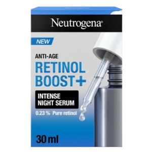 Neutrogena Retinol Boost+ Intense Night Serum 30ml | Anti-Ageing Retinol Face Serum for Fine Lines, Wrinkles, Dark Spots & Firmer Skin | Overnight Renewal Treatment